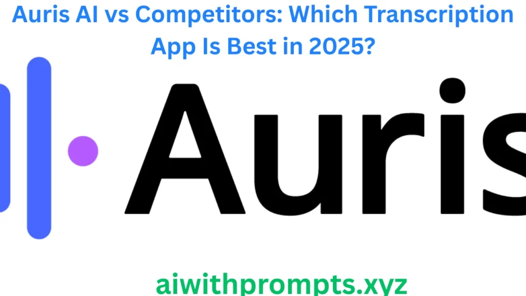 vAuris AI vs Competitors: Which Transcription App Is Best in 2025?