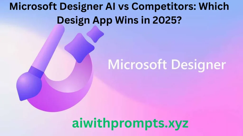 Microsoft Designer AI vs Competitors: Which Design App Wins in 2025?